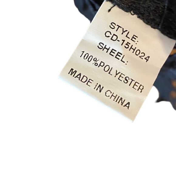 Helen’s Heart L Black Crochet Sheer Lace Flared Sleeve 1 Button Classic Jacket - Picture 8 of 8